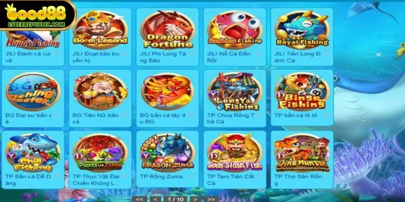 Bắn cá Good88 là dòng game săn cá trực tuyến đang thu hút